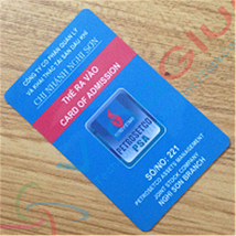 Thẻ nhân viên nhựa PVC 006